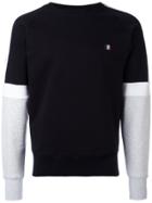 Ami Alexandre Mattiussi Tricolour Sweatshirt - Black