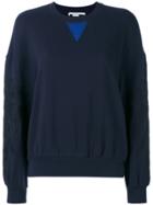 Stella Mccartney Leaf Detail Sweatshirt - Blue
