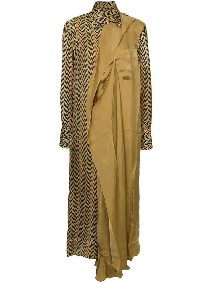 Uma Wang Printed Maxi Dress - Multicolour