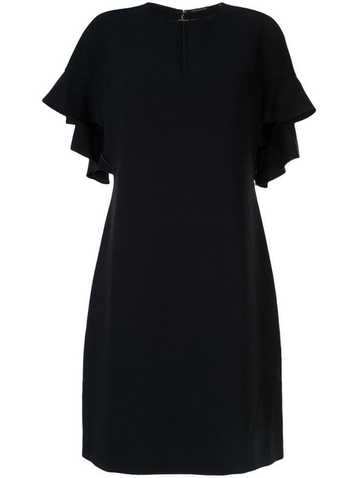 Elie Tahari Theodore Crepe Dress - Blue