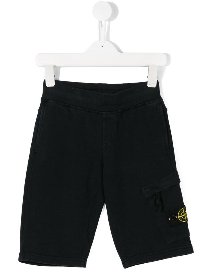 Stone Island Kids Casual Shorts, Toddler Boy's, Size: 4 Yrs, Blue
