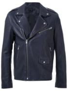 Iro Biker Jacket, Men's, Size: L, Black, Lamb Skin
