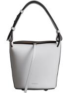 Burberry The Small Leather Bucket Bag - White