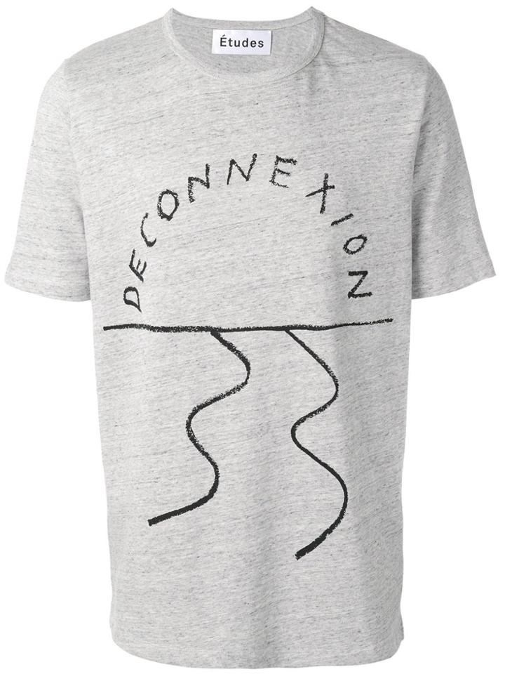 Études 'deconnexion' T-shirt - Grey