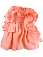 Marc Jacobs Rose Ruffled Dress - Pink