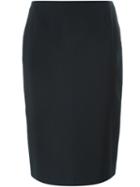 Prada Vintage Classic Pencil Skirt, Women's, Size: 42, Blue