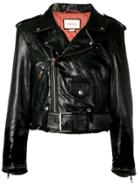 Gucci Cropped Embellished Jacket - Black