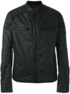 Belstaff Zipped Bomber Jacket, Men's, Size: 56, Black, Cotton/viscose
