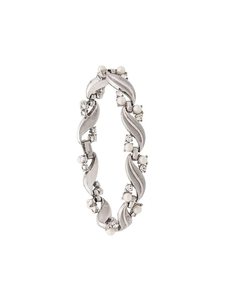 Susan Caplan Vintage 1960s Trifari Bracelet - Metallic