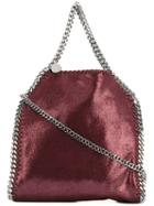 Stella Mccartney - Mini Falabella Tote - Women - Polyester/metal - One Size, Pink/purple, Polyester/metal