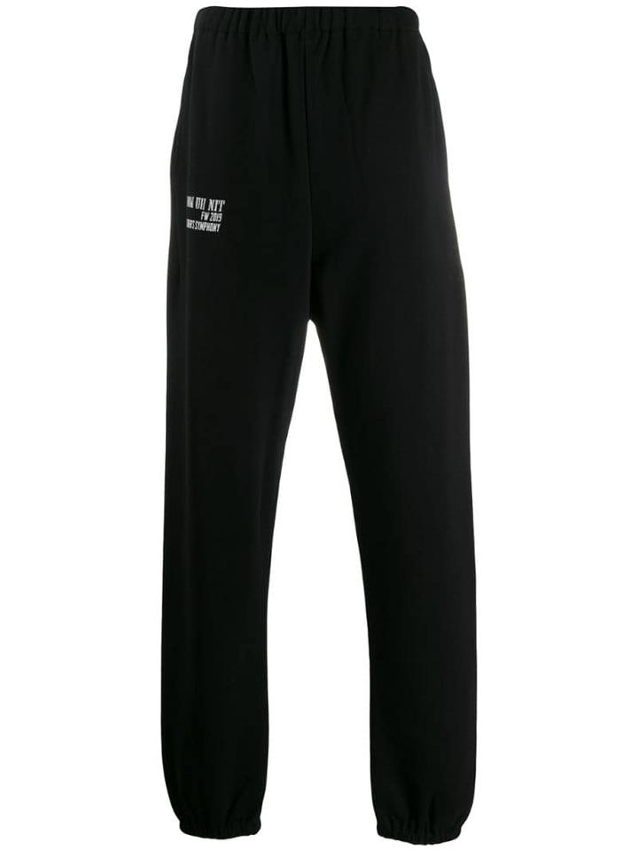 Ih Nom Uh Nit Logo Print Track Pants - Black