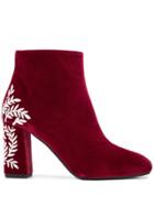 Pollini Bargogna Ankle Boots - Red