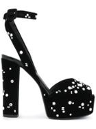 Giuseppe Zanotti Design Dazzling Betty Platform Sandals - Black