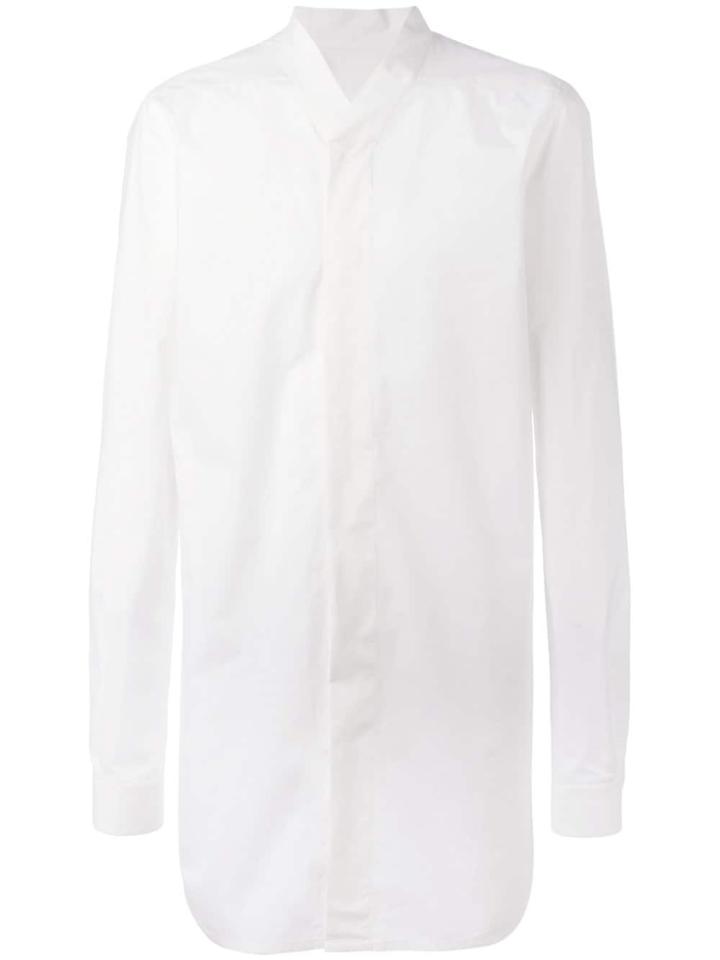 Rick Owens Longline Shirt - Neutrals