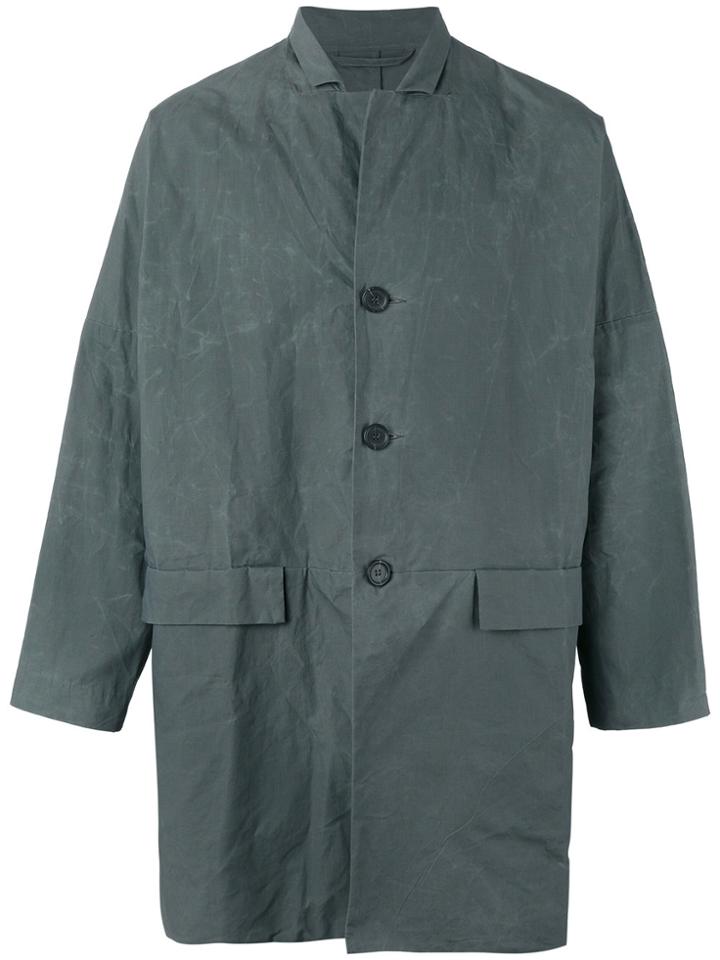Casey Casey Wax Jacket - Grey