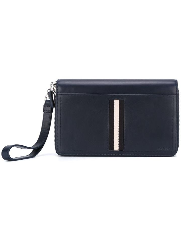 Bally Zipped Clutch Bag