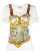 Moschino Gladiator Print T-shirt - White