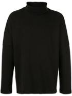 Kazuyuki Kumagai Oversized Turtleneck Jumper - Black