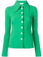 A.w.a.k.e. Oversized Collar And Buttons Shirt - Green