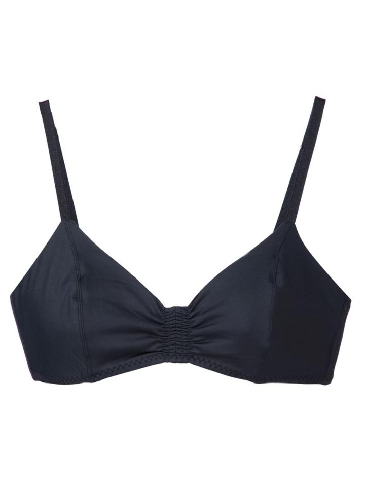 Malia Mills Creased Detailing Bikini Top