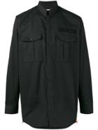 Givenchy Zipped Long Sleeve Shirt - Black