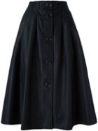 Sofie D'hoore Front Button Skirt, Women's, Size: 38, Blue, Cotton