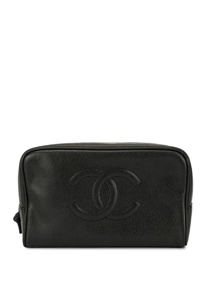 Chanel Pre-owned Cc Makeup Bag - Black