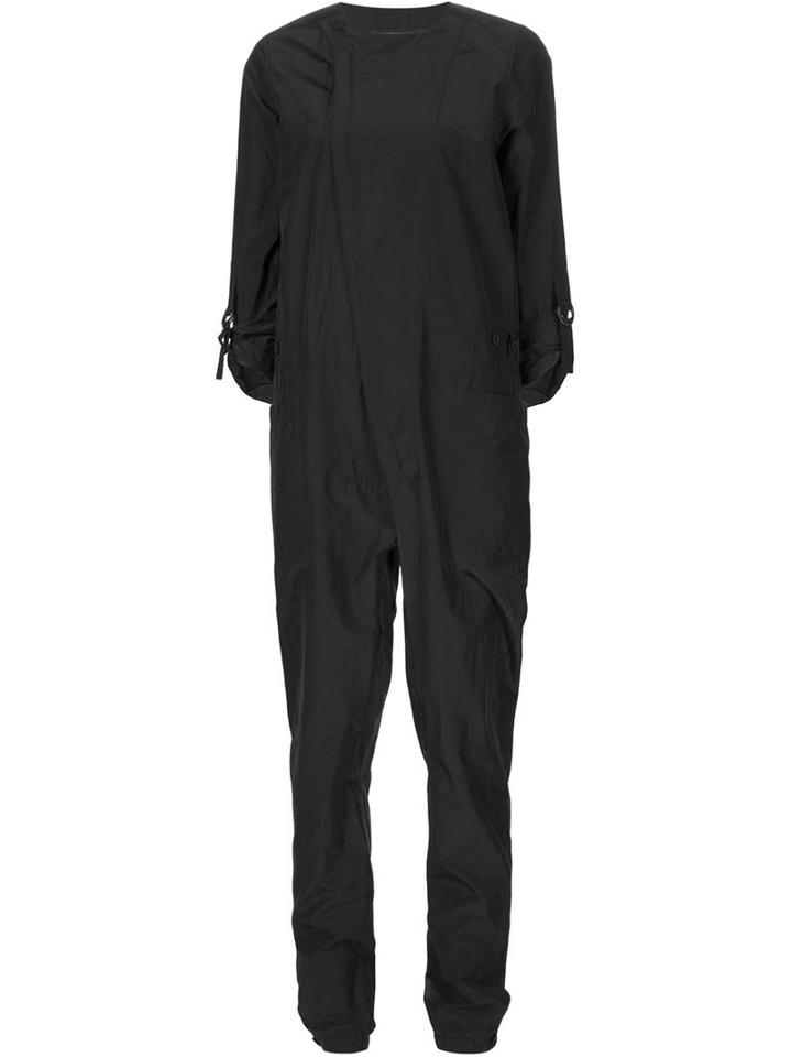 Alexandre Plokhov Utility Jumpsuit, Women's, Size: 38, Blue, Silk/cotton