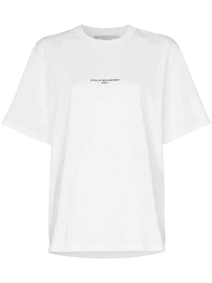 Stella Mccartney Minimal Text Logo T-shirt - White