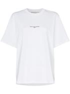 Stella Mccartney Minimal Text Logo T-shirt - White