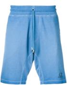 Cp Company Logo Track Shorts - Blue