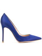 Gianvito Rossi 105 Pointed Pumps - Blue