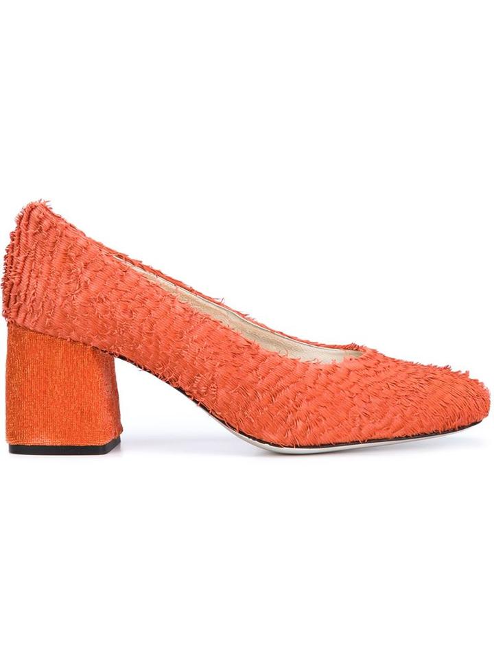 Amélie Pichard Fur Effect Pumps