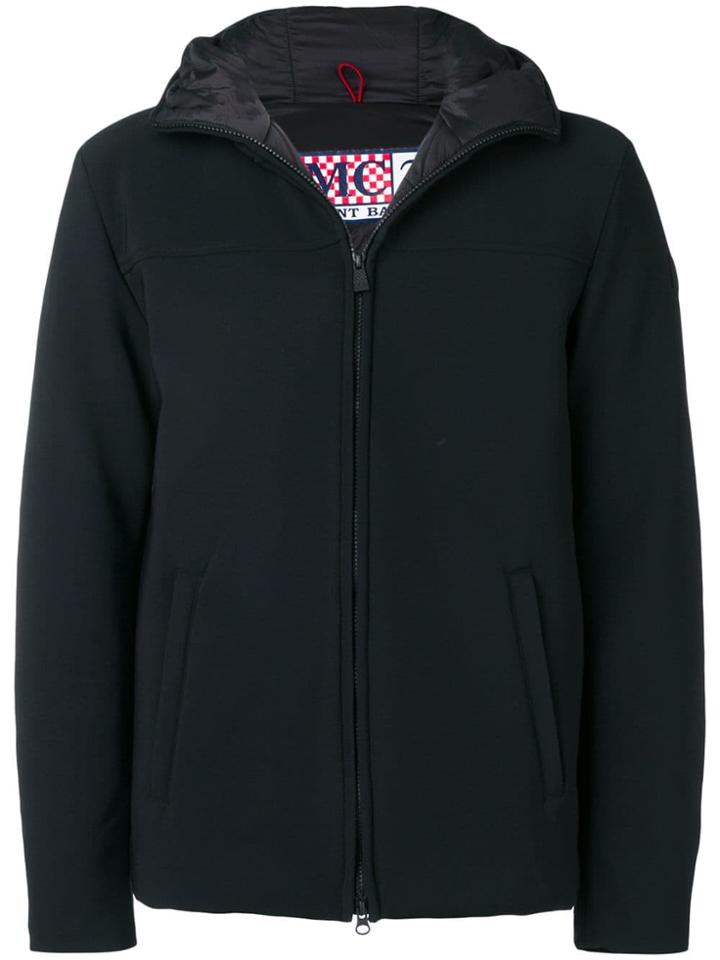 Mc2 Saint Barth Hooded Zipped-up Jacket - Black
