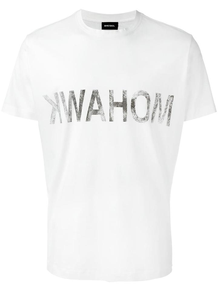 Diesel Kwahom T-shirt, Men's, Size: Medium, White, Cotton