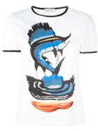 J.w.anderson Fish Print T-shirt, Women's, Size: Xs, White, Cotton