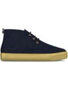 Myswear Maltby Hi-top Sneakers, Men's, Size: 46, Blue, Suede/rubber