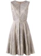 Talbot Runhof - Sequin Embellished Dress - Women - Cotton/polyester/acetate/polyacrylic - 38, Nude/neutrals, Cotton/polyester/acetate/polyacrylic
