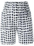 Pleats Please By Issey Miyake Printed Pleated Shorts