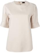 Joseph Half Sleeve T-shirt, Women's, Size: 36, Nude/neutrals, Polyurethane/viscose/wool