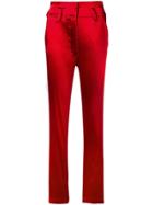 Dolce & Gabbana High-waist Fitted Trousers - Red