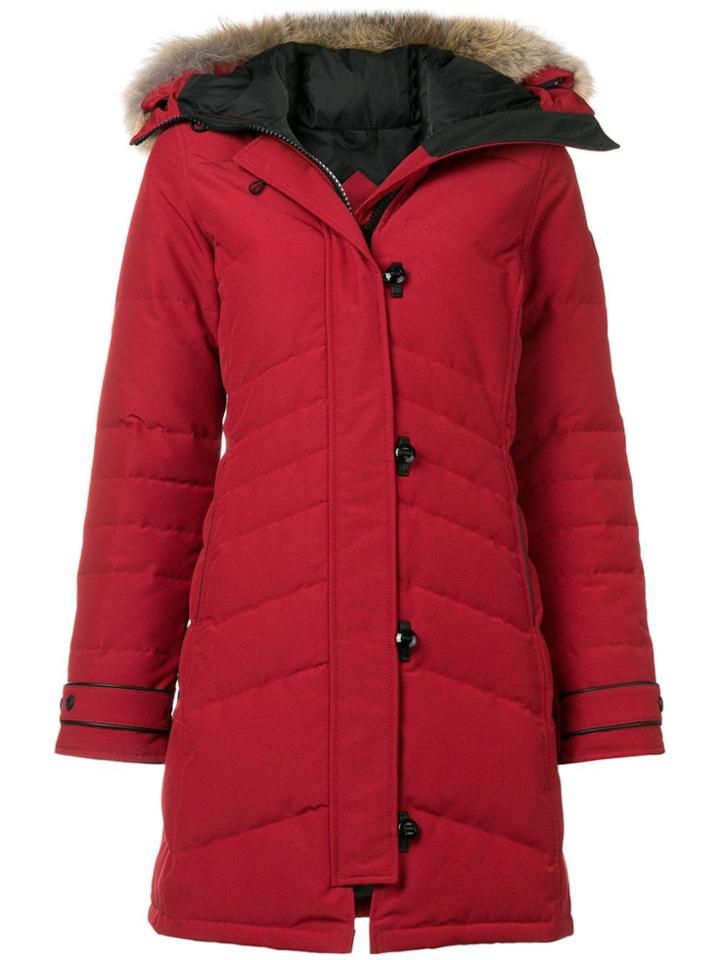 Canada Goose Lorette Parka Coat - Red