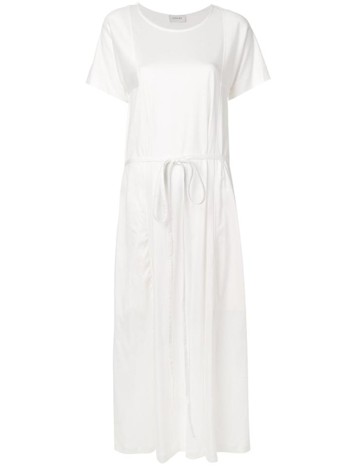 Lemaire Drawstring Midi T-shirt Dress - White