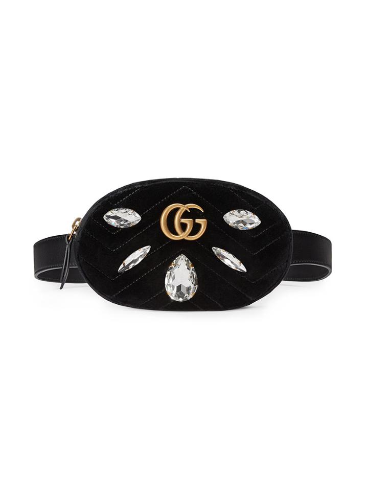 Gucci Gg Marmont Belt Bag - Black