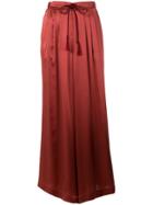 Forte Forte Drawstring Palazzo Pants - Red