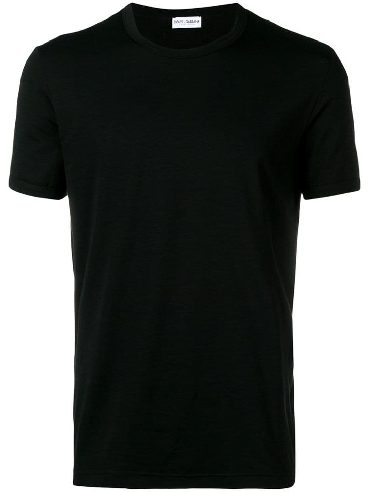 Dolce & Gabbana Rear Logo Patch T-shirt - Black
