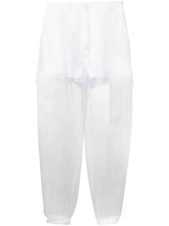 Maison Margiela Organza Trousers - White