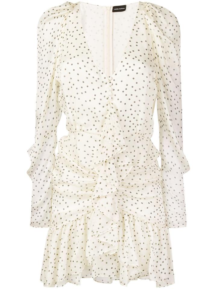 Magda Butrym Silk Gathered Dress - Nude & Neutrals