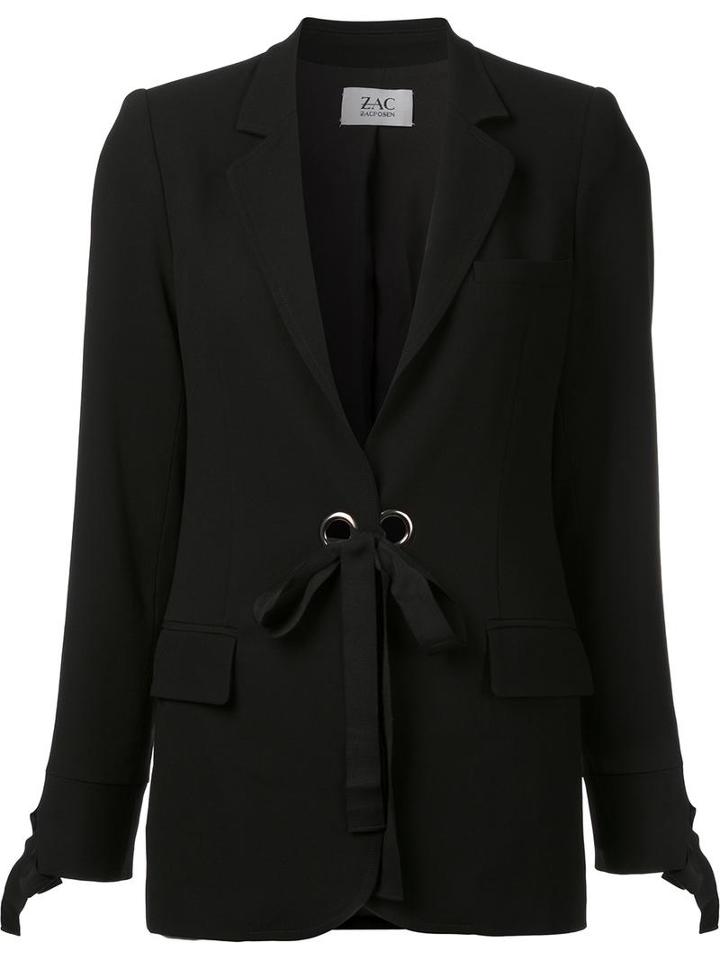 Zac Zac Posen 'jennifer' Blazer, Women's, Size: Large, Black, Acetate/polyester