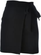 Moschino Vintage Wrap Mini Skirt - Black
